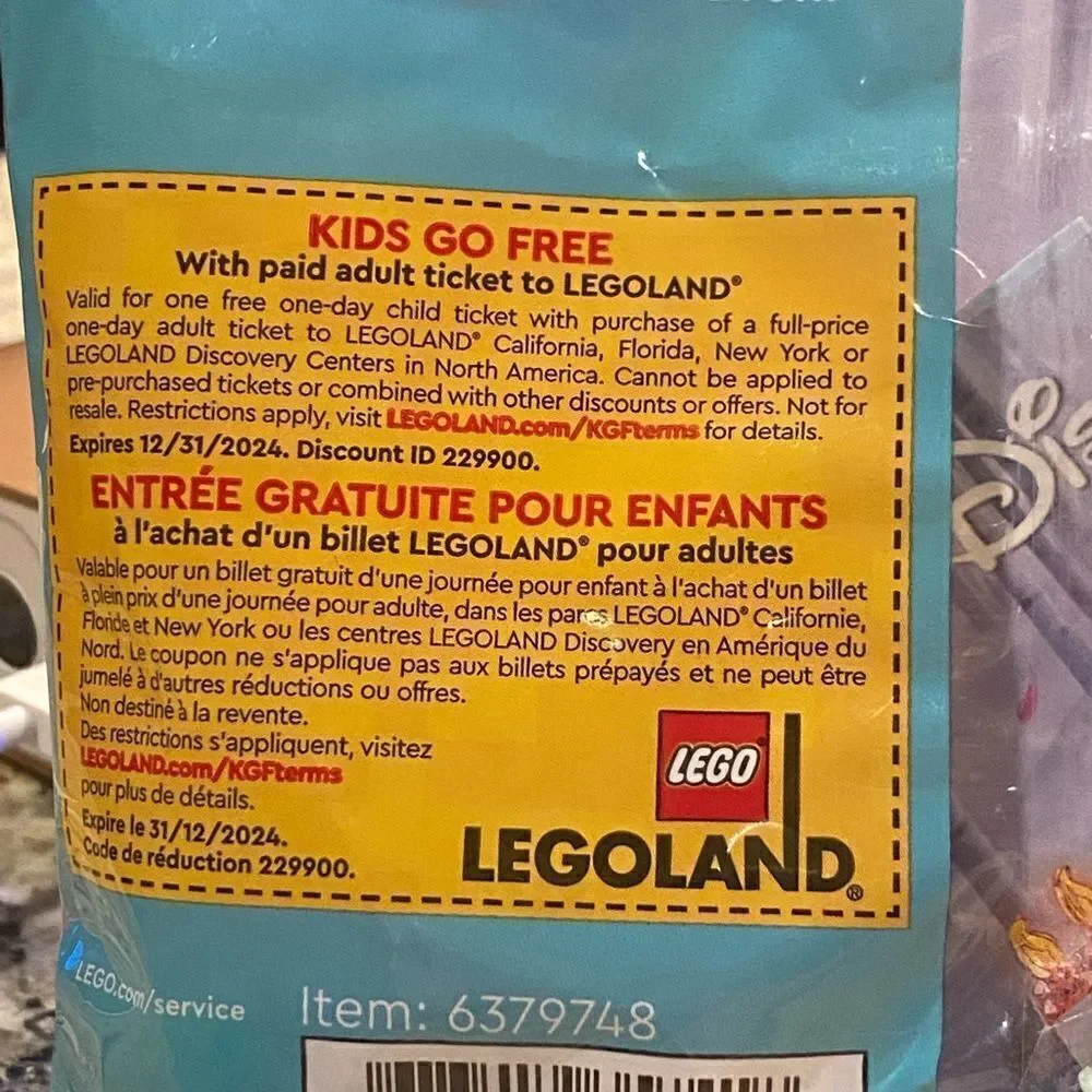 Elsa and Bruni’s Forest Camp - LEGO Disney Princess Polybag Set (30559) NIB 2022